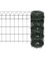Bordure de pelouse Fer enduit de poudre 10x0,65 m | Mobilier & Déco