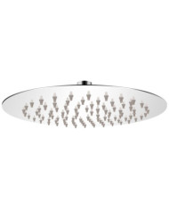 Tête de douche plongeante ronde en acier inoxydable 20 cm | Mobilier & Déco