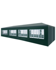 Tente de réception 3x12 m vert | Mobilier & Déco