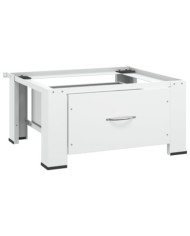 Socle pour machine à laver avec tiroir Blanc | Mobilier & Déco