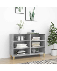 Buffet gris béton 103,5x35x70 cm bois d'ingénierie | Mobilier & Déco