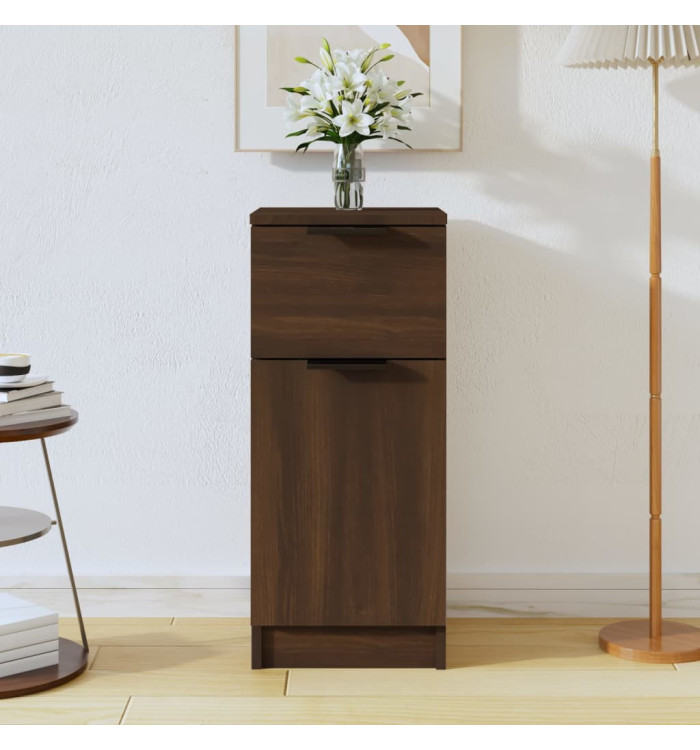 Buffet Chêne marron 30x30x70 cm Bois d'ingénierie | Mobilier & Déco