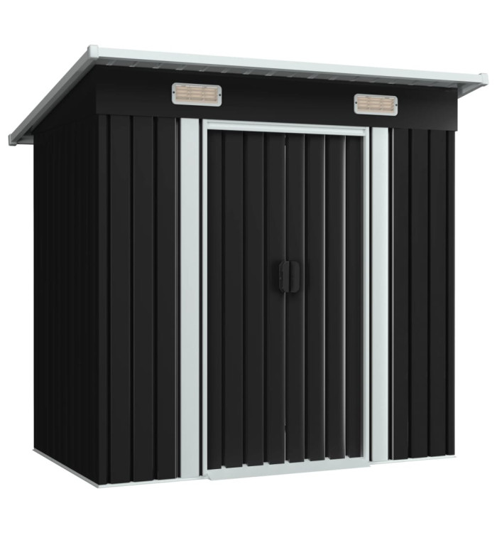 Abri de jardin Anthracite Acier | Mobilier & Déco