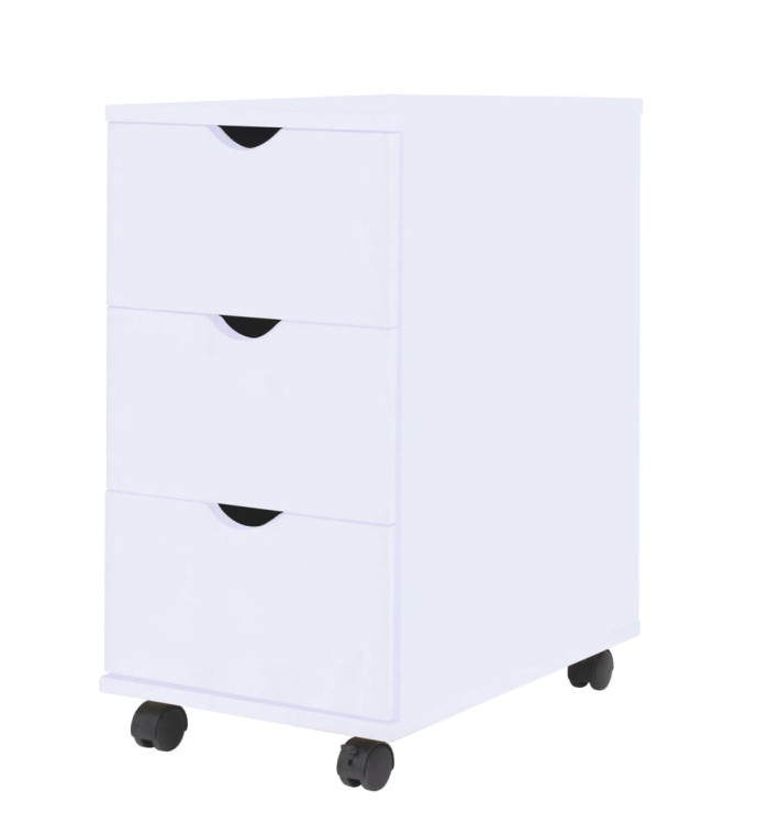 Meuble à tiroirs 33x45x60 cm Blanc | Mobilier & Déco