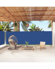 Auvent latéral rétractable Bleu 180x1000 cm | Mobilier & Déco