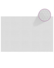 Film solaire de piscine flottant PE 300x200 cm Gris | Mobilier & Déco