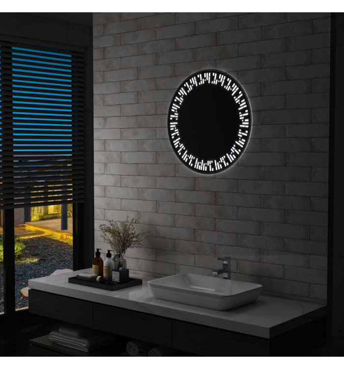 Miroir à LED pour salle de bain 60 cm | Mobilier & Déco