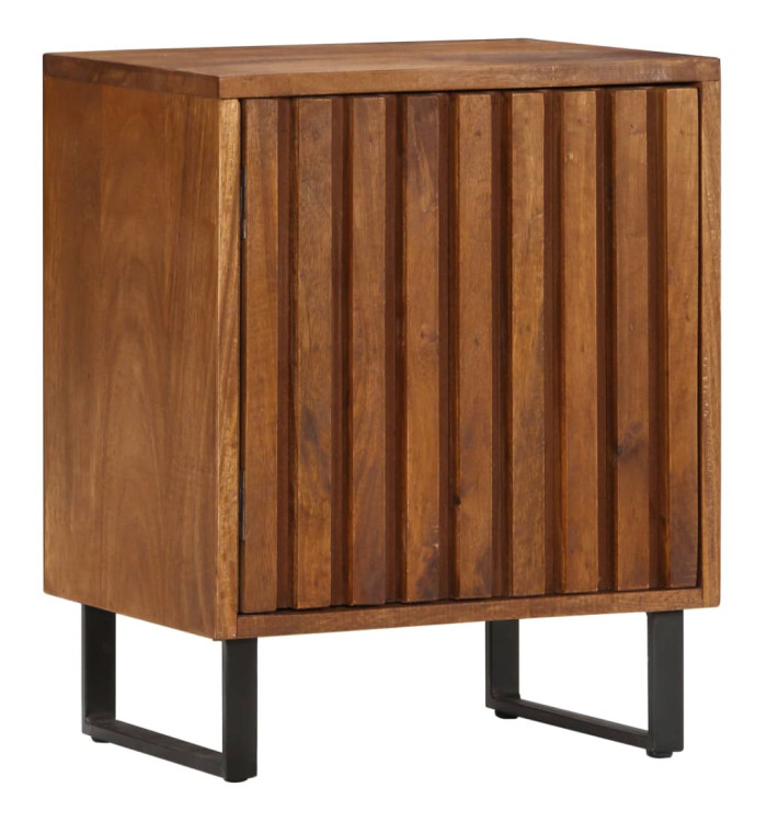 Table de chevet 40x30x50 cm Bois de manguier massif | Mobilier & Déco