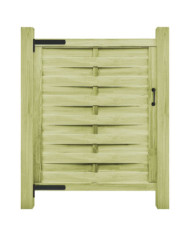 Portillon Bois de pin imprégné 100x125 cm Vert | Mobilier & Déco