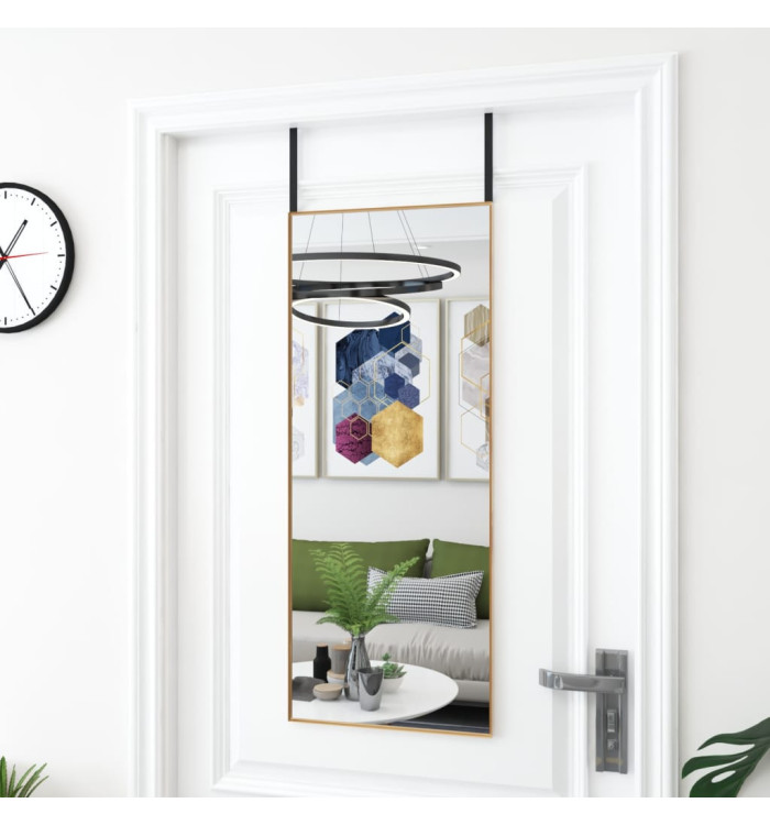 Miroir de porte Doré 40x100 cm Verre et aluminium | Mobilier & Déco