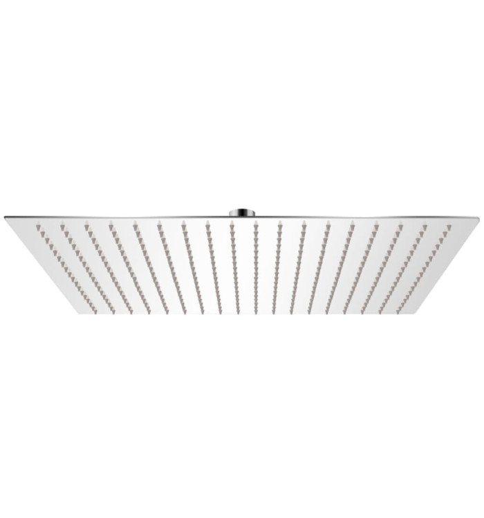 Tête de douche plongeante carrée en acier inoxydable 50x50 cm | Mobilier & Déco