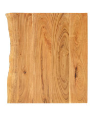 Dessus de meuble-lavabo de salle de bain Acacia 80x52x3,8 cm | Mobilier & Déco