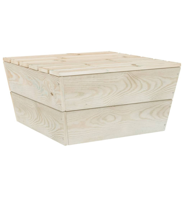 Table de jardin 60x60x30 cm Bois d'épicéa imprégné | Mobilier & Déco