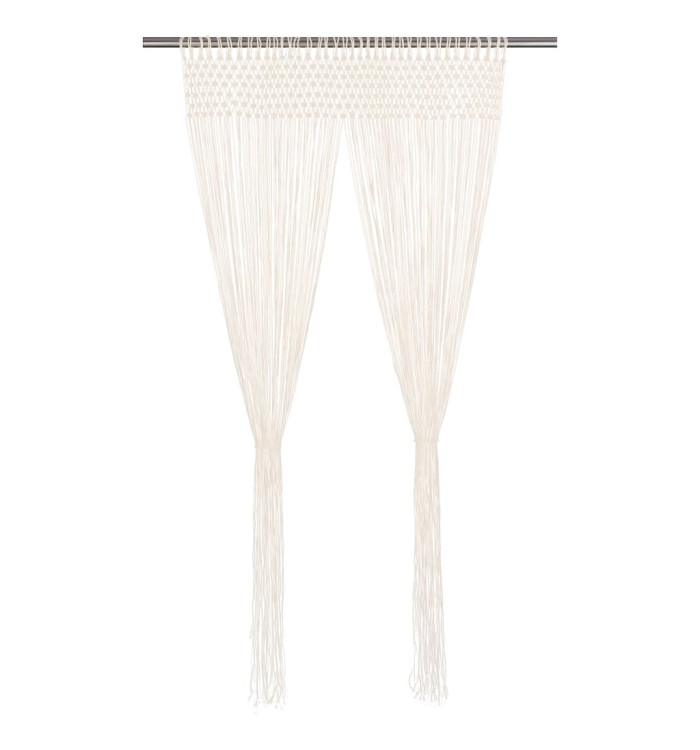 Rideau en macramé 140x240 cm Coton | Mobilier & Déco
