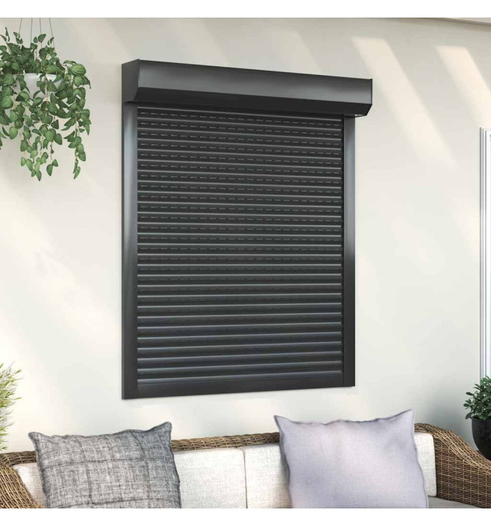 Volet roulant aluminium 100x130 cm anthracite | Mobilier & Déco