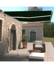Auvent automatique capteur de vent et LED 350x250 cm Anthracite | Mobilier & Déco
