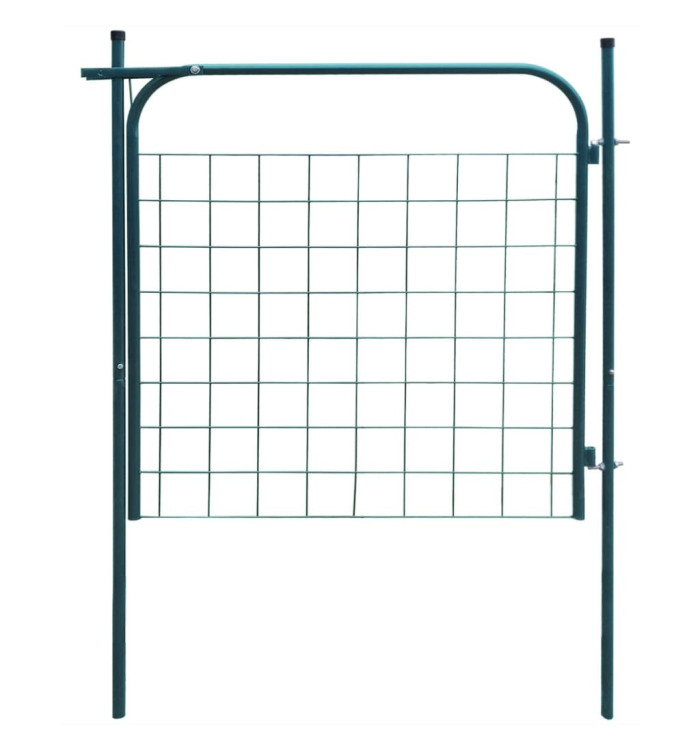 Portail de clôture de jardin 100 x 100 cm Vert | Mobilier & Déco