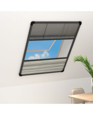 Moustiquaire plissée pour fenêtre Aluminium 80x120 cm | Mobilier & Déco
