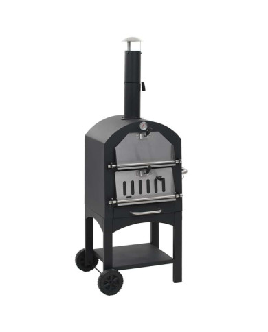 Four à pizza d'extérieur au charbon Pierre d'argile réfractaire | Mobilier & Déco
