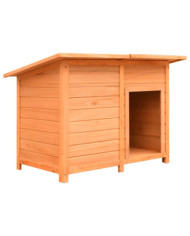 Niche pour chiens Bois de pin et de sapin solide 120x77x86 cm | Mobilier & Déco