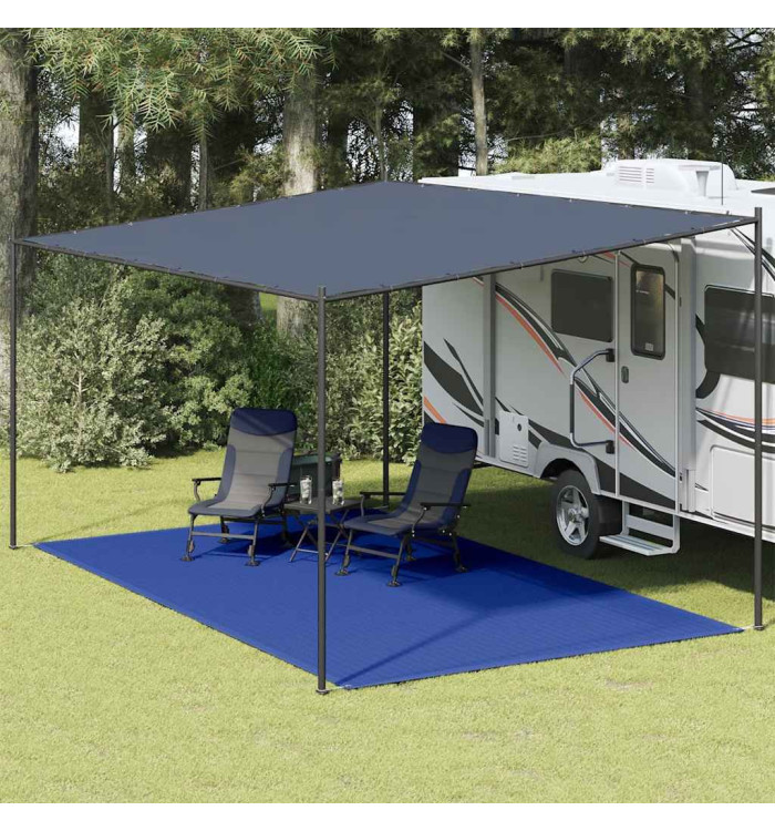 Tapis de tente 300x500 cm Bleu PEHD | Mobilier & Déco