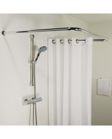 Sealskin Tringle de rideau de douche combi Chrome | Mobilier & Déco