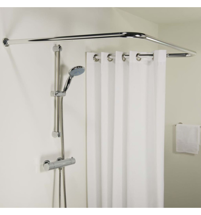 Sealskin Tringle de rideau de douche combi Chrome | Mobilier & Déco