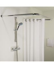 Sealskin Tringle de rideau de douche combi Chrome | Mobilier & Déco