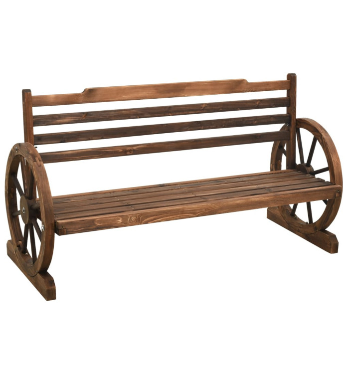 Banc de jardin 142 cm Bois de sapin massif | Mobilier & Déco
