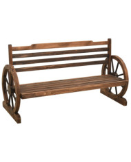 Banc de jardin 142 cm Bois de sapin massif | Mobilier & Déco