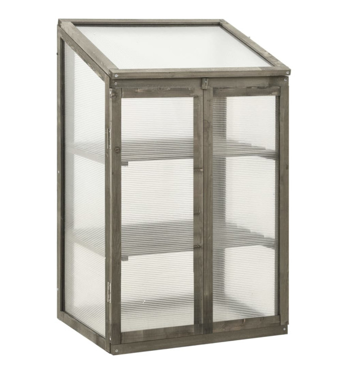 Serre 60x45x100 cm Bois de sapin | Mobilier & Déco