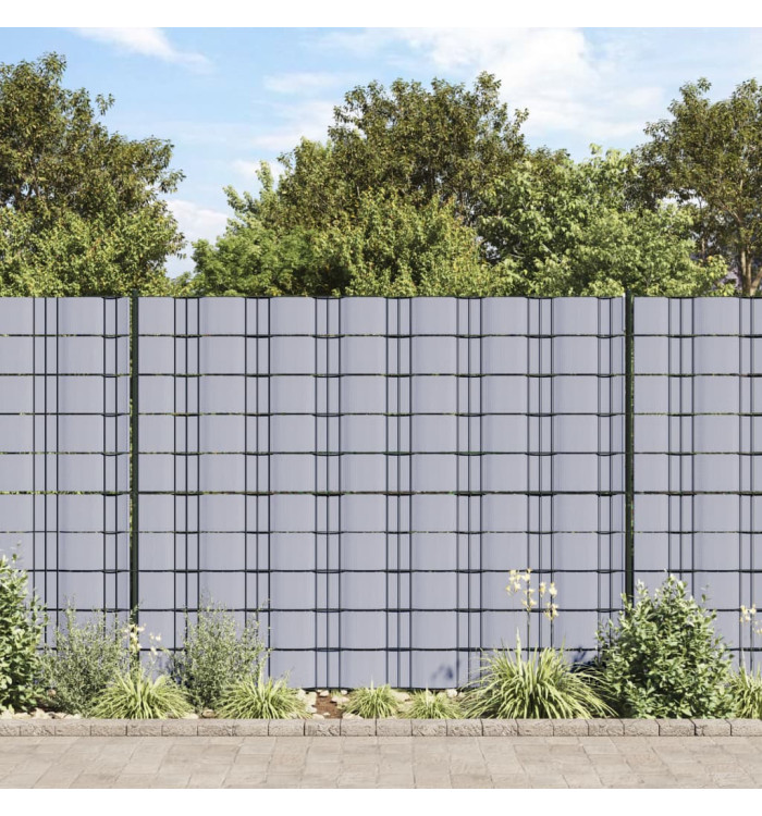 Écran d'intimité de jardin PVC 70 x 0,19 m Gris clair | Mobilier & Déco