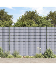 Écran d'intimité de jardin PVC 70 x 0,19 m Gris clair | Mobilier & Déco