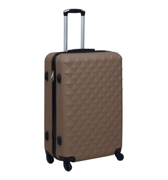 Valise rigide Marron ABS | Mobilier & Déco