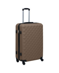 Valise rigide Marron ABS | Mobilier & Déco