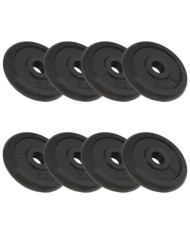 Plaque de poids 8 pcs 8x2,5 kg Fonte | Mobilier & Déco