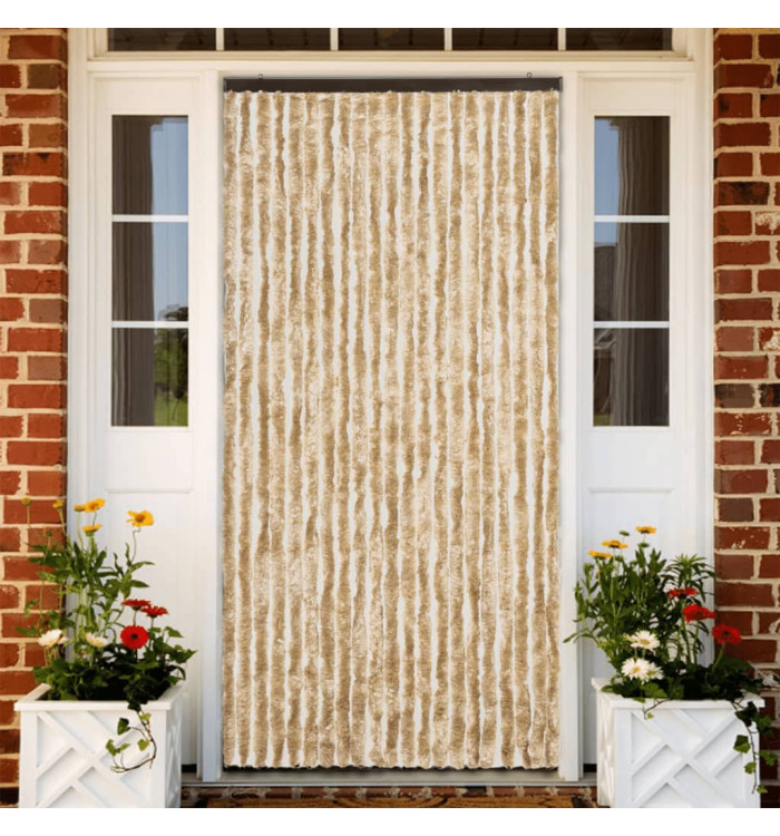 Moustiquaire Beige 90x220 cm Chenille | Mobilier & Déco