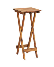 Support pour plantes 30x30x67 cm Bois d'acacia solide | Mobilier & Déco