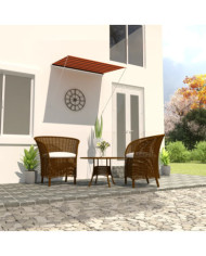 Auvent rétractable 200x150 cm Orange et marron | Mobilier & Déco