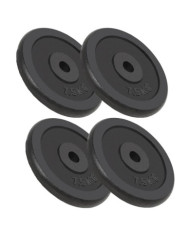 Plaque de poids 4 pcs 4x7,5 kg Fonte | Mobilier & Déco