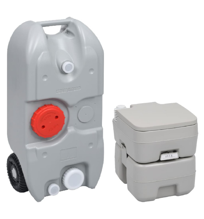 Ensemble de toilette et réservoir d'eau de camping portable | Mobilier & Déco