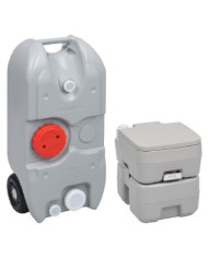 Ensemble de toilette et réservoir d'eau de camping portable | Mobilier & Déco