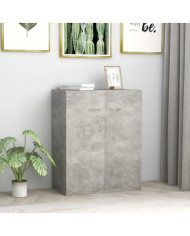 Buffet Gris béton 60x30x75 cm Bois d'ingénierie | Mobilier & Déco