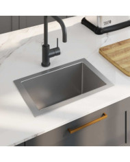 Évier de cuisine fait à la main Acier inoxydable | Mobilier & Déco