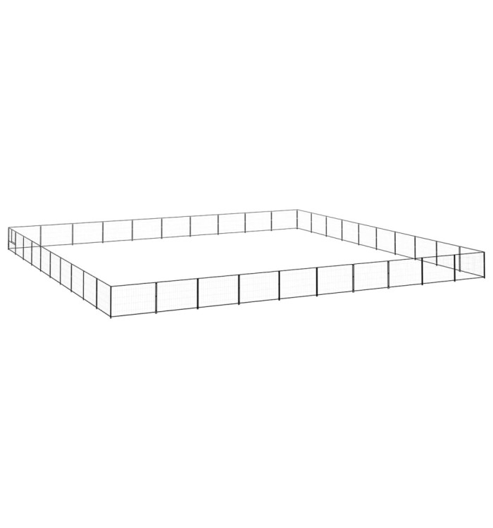 Chenil Noir 100 m² Acier | Mobilier & Déco