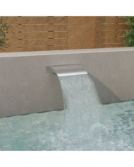 Fontaine de piscine argenté 45x26x13 cm acier inoxydable | Mobilier & Déco