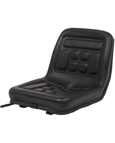 Siège de tracteur universel Noir | Mobilier & Déco