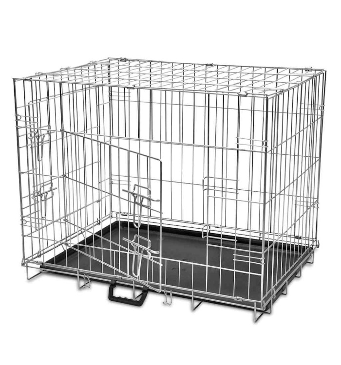 Cage métallique et pliable pour chiens L | Mobilier & Déco