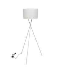 Lampadaire avec support Blanc 139 cm | Mobilier & Déco