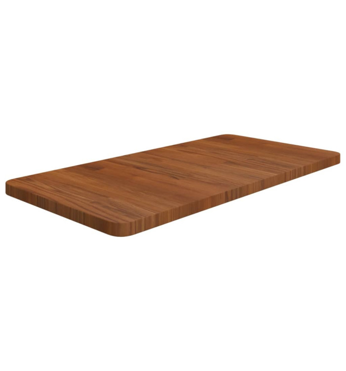 Comptoir de salle de bain Marron foncé 80x40x2,5 cm Bois traité | Mobilier & Déco